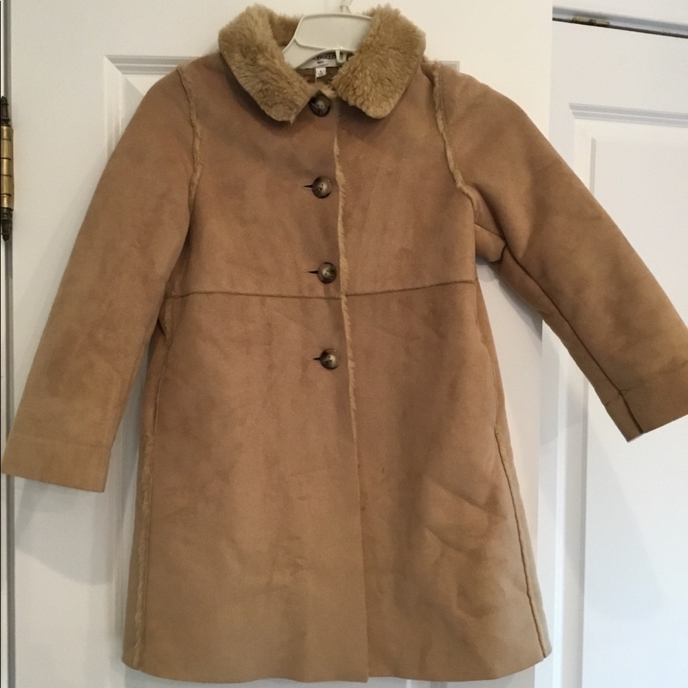 SIMONETTA kids shearling jacket